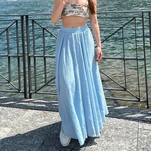 Light Blue Maxi Skirt